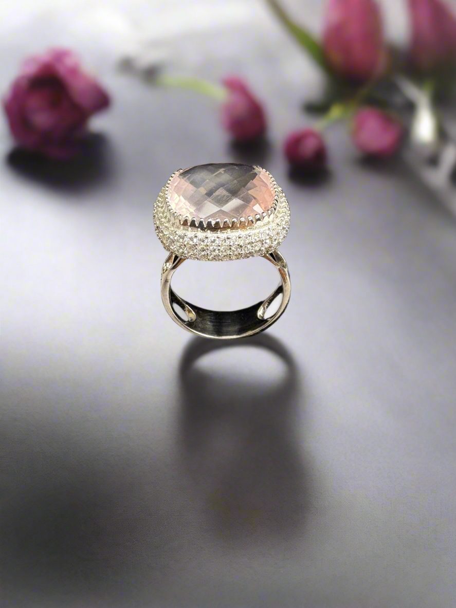 Rose Quartz Ring