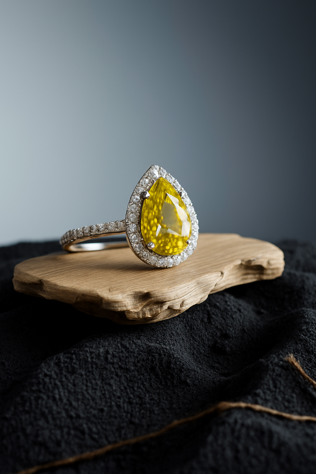 Lemon Quartz Ring