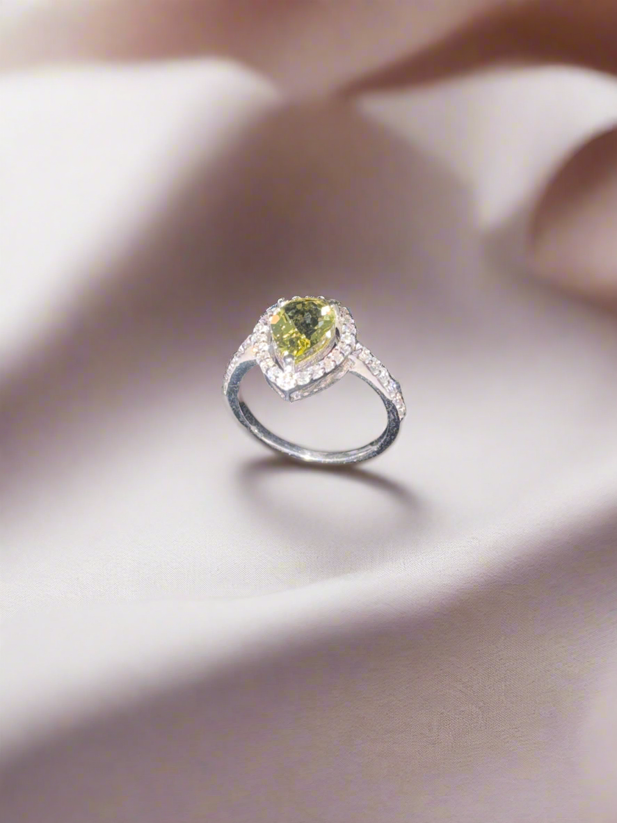 Lemon Quartz Ring