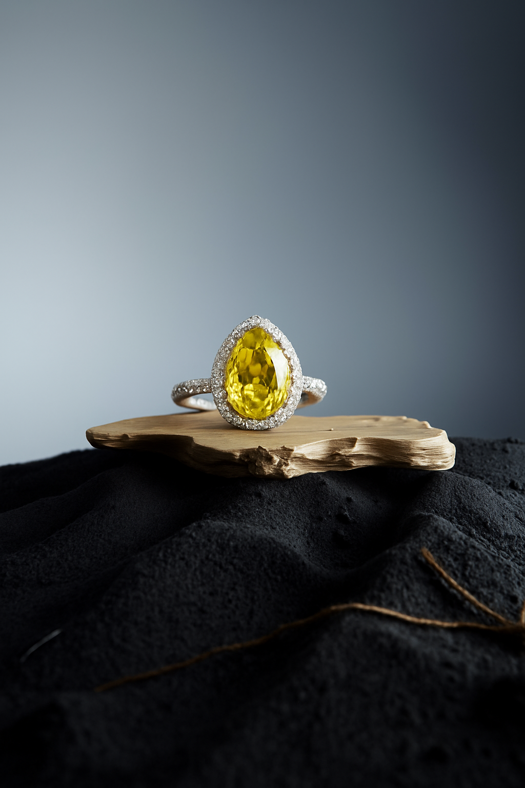Lemon Quartz Ring